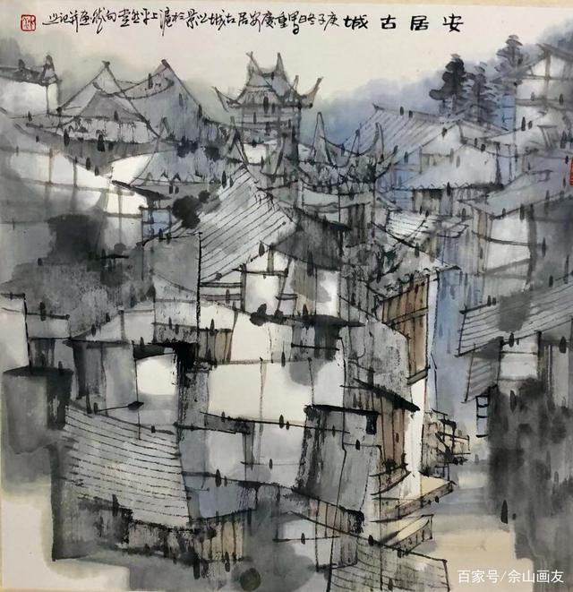 著名畫(huà)家沈向然，“每日一歌”中國(guó)畫(huà)作品欣賞